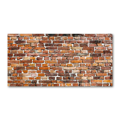Brick Wall 1 Piece Wall Art on Canvas