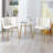 Chele Modern Velvet Upholstered Dining Chairs Accent Chairs with Curved Back & Gold Metal Legs for Kitchen Vanity Bedroom -474602438