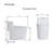 Yingze 10" Rough-in Elongated One-Piece Toilet – ADA-Compliant Comfort Height, Dual Flush, Water-Saving, White