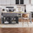 74.5 inch Kitchen Island with Extendable Dining Table,Kitchen Storage Cart with Spice Rack,2 Drawers and 4 Door Cabinet-271875913