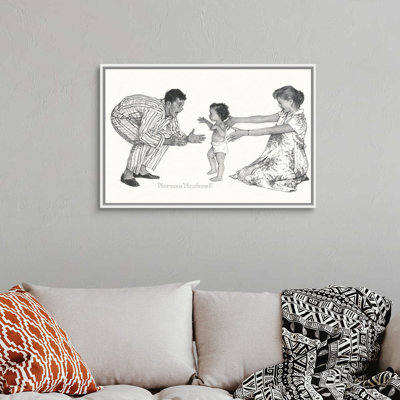 «Baby's First Step», art mural sur toile