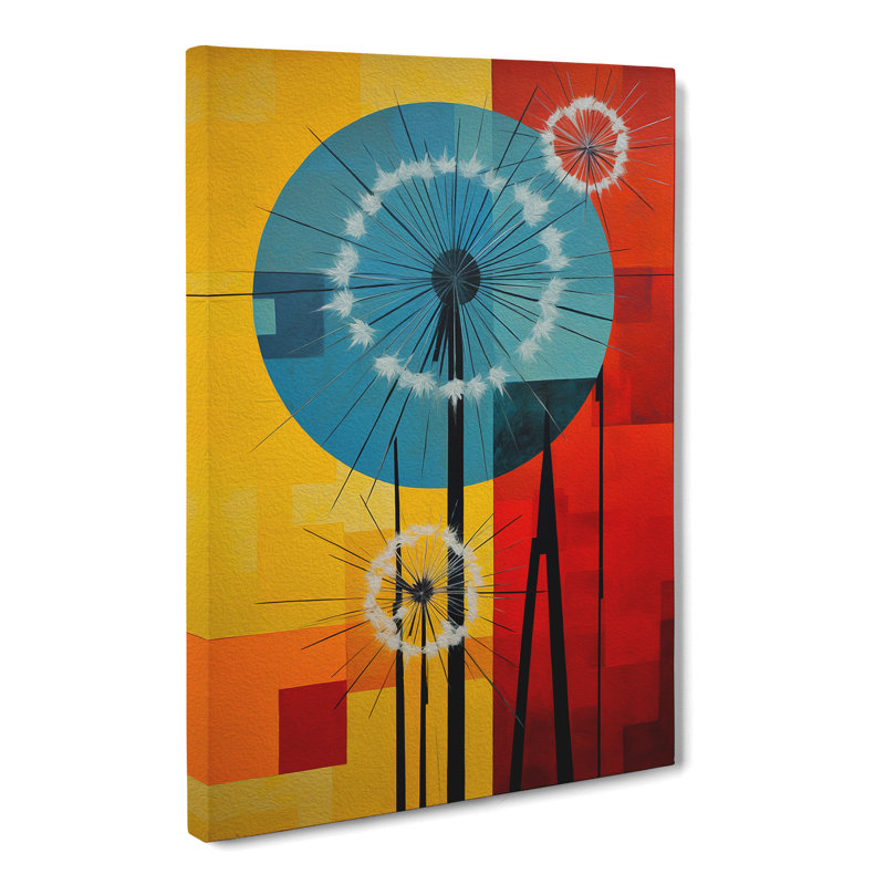 Dandelion Constructivism - Wrapped Canvas, 76cm H x 50cm W x 3cm D