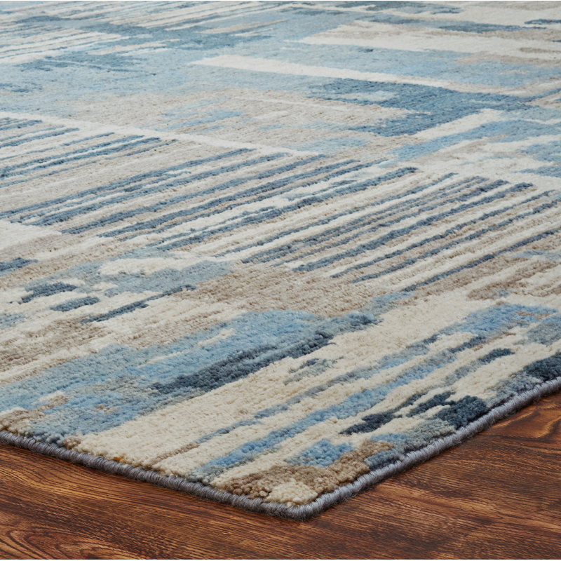 Mesa Mirage Hand Knotted Wool Area Rug, Rectangle 9' x 12'