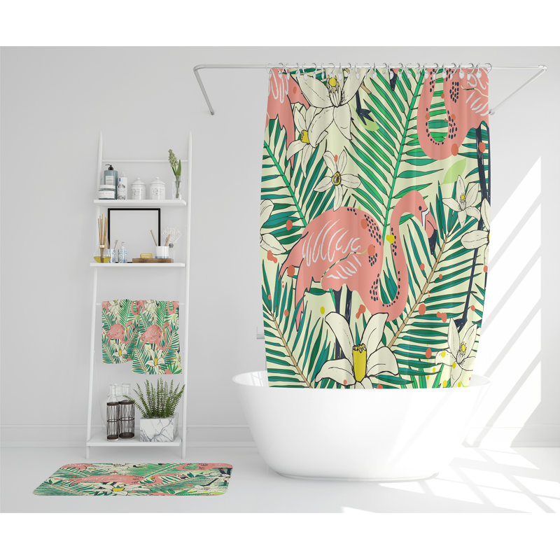 Natoyia Polyester Shower Curtain Set