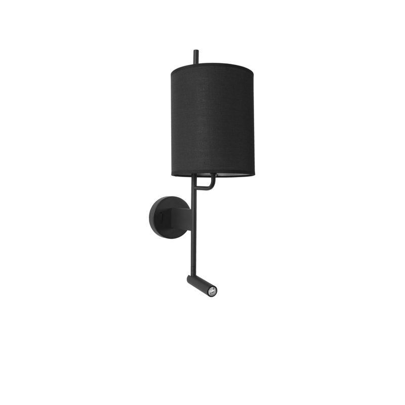  2-Light LED Wallchiere, Black