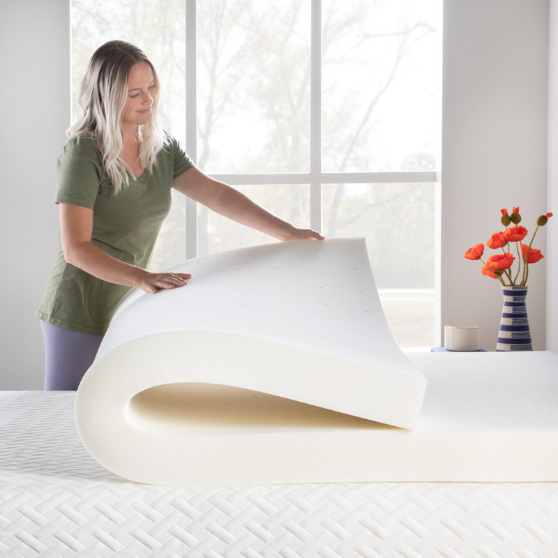 Wayfair Sleep™ 4" Plush Memory Foam Mattress Topper, Twin