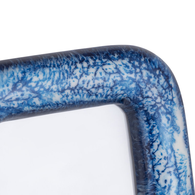 Blue Resin & MDF 4X6 Photo Frame