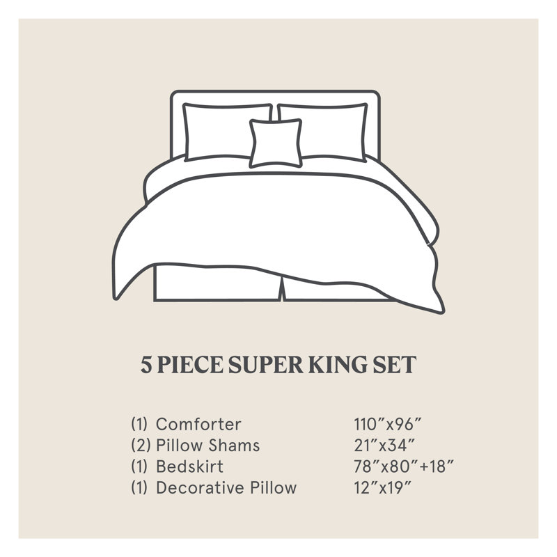 Highland Lodge Brown Cotton Reversible King Bedspread Set