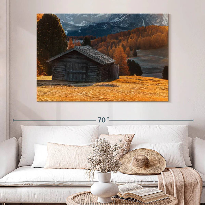 Alvord Woodshed Autumn, H 34 po x l 51 po
