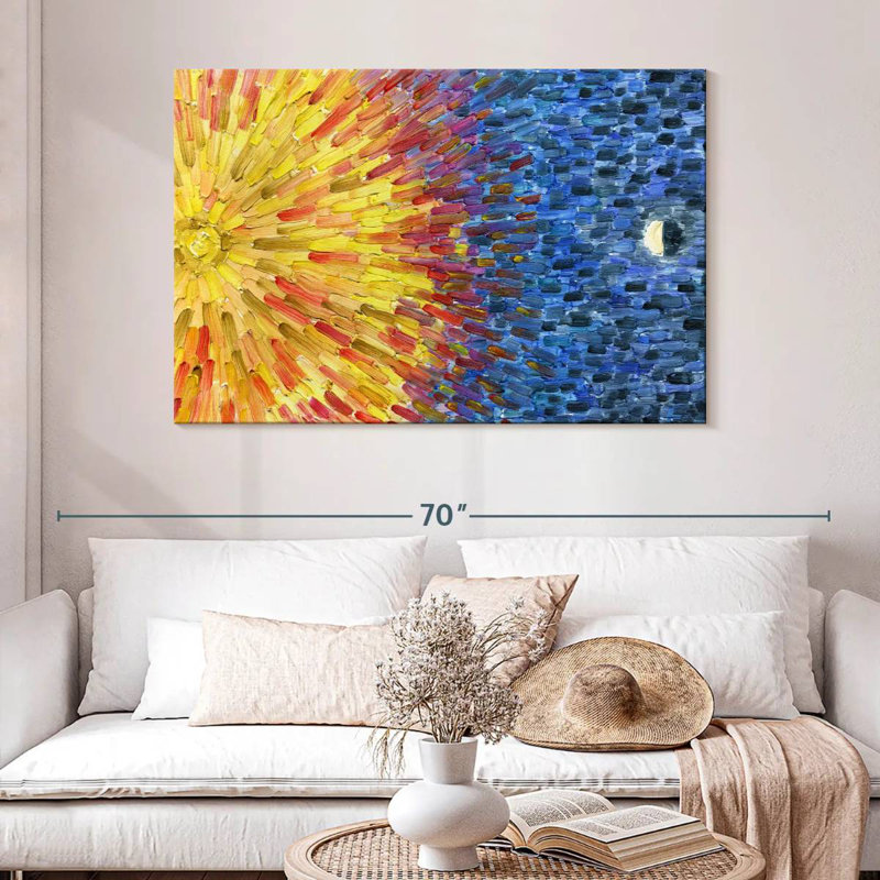 Oberle Moon Sun, 32" H x 48" W