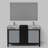 Zilara 55'' Double Bathroom Vanity with Marble Top