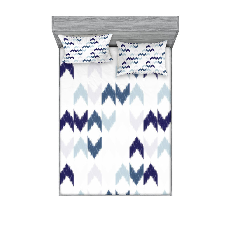 Ensemble de draps et taies décoratives Ambesonne, Ensemble de draps pour très grand lit californien