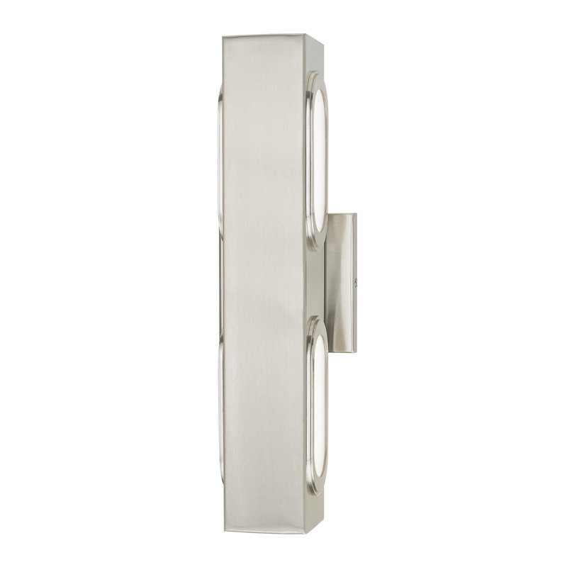 Evalyn 2 - Light Dimmable LED Bath Bar, Brushed Nickel