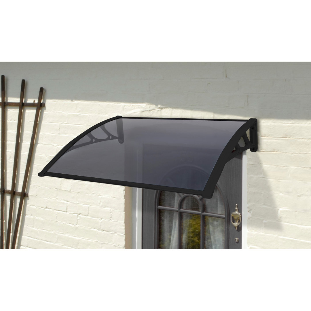 Tinted Easy Fit Door Canopy W1m x D0.6m