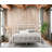 White Full Bed with Spindle Headboard-1297293860