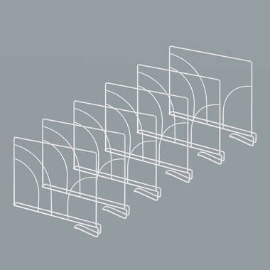 Sorbus 6 Acrylic Shelf Dividers Great Organizer For Clothes, Linens, Purse  Separators, Kitchen Cabinets And More (6-pack) : Target