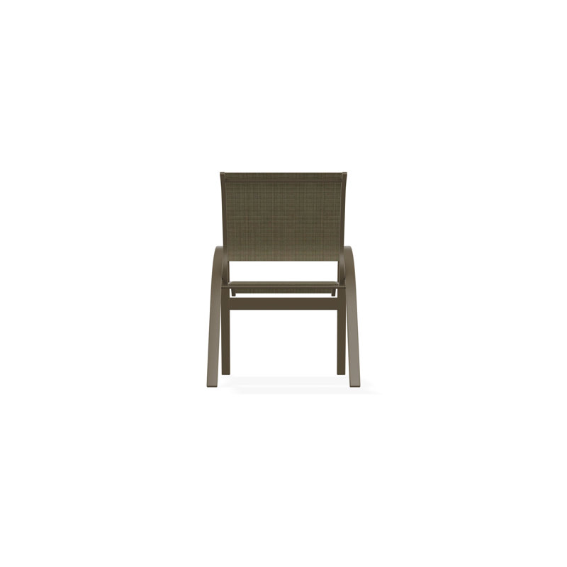 Aruba II Outdoor Dining Chair, Elevation Stone, Beachwood
