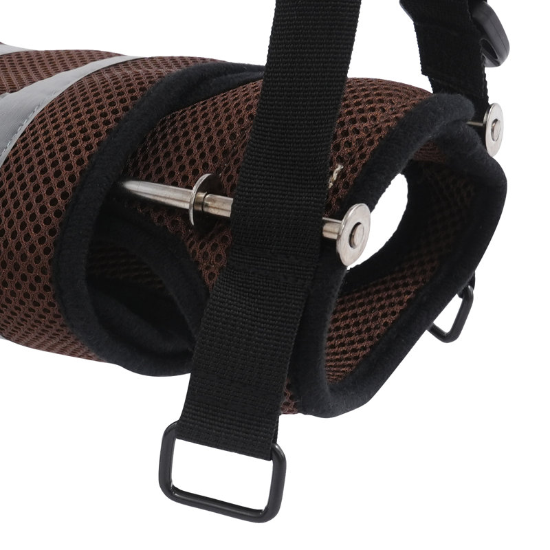 Fauteuil roulant ajustable pour chien à 2 roues pour les jambes en arrière, chariot de mobilité léger en aluminium, capacité de 6,61 à 19,84 lb