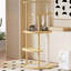Structure d'escalade et lit pour chat 23,62 po en bois naturel