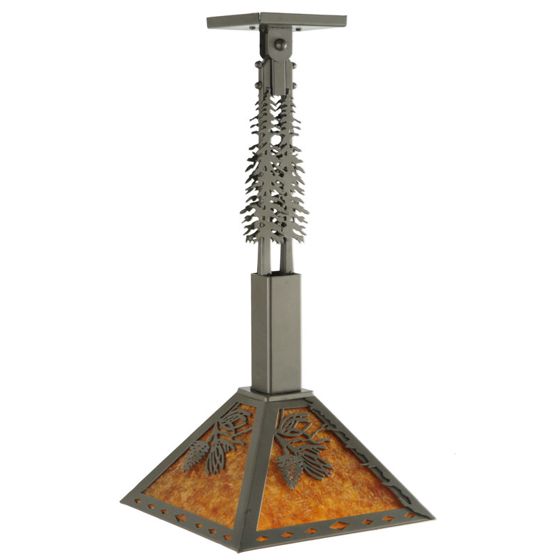 Rustic Lodge 1 - Light Pendant, 26" H x 17" W x 17" D
