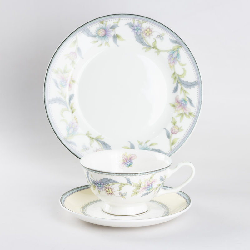  Service à thé 3 pièces Bone China
