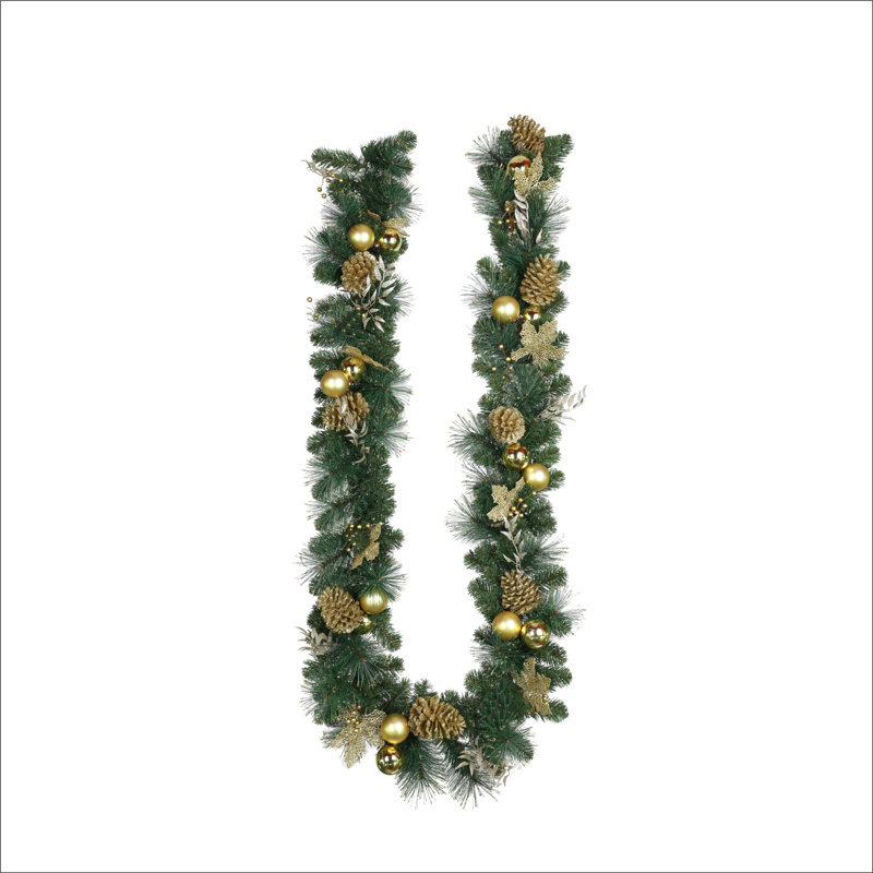 Collection de guirlandes de Noël artificielles - 270 cm