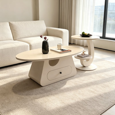 Modern Light Luxury Coffee Table Storage Drawers