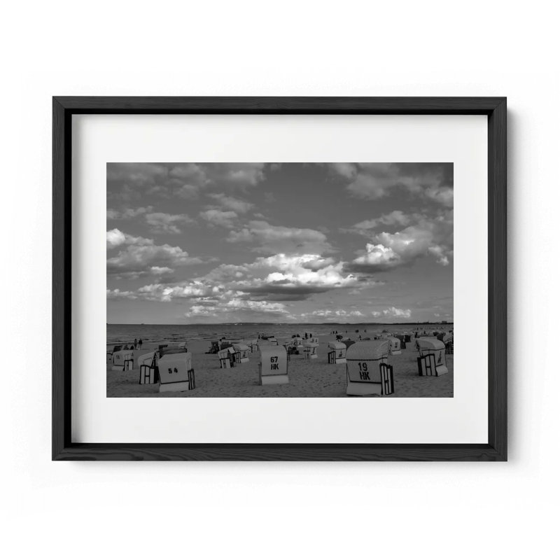 Baltic 54 Print by Joseph Regan, Black, 14" H x 16" W x 0.75" D