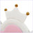 Modern Upholstered Princess Daybed With Crown Headboard And LED Lights-1438902645