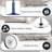 Adjustable 360° Swivel Storage Vanity Stool with Removable Tray