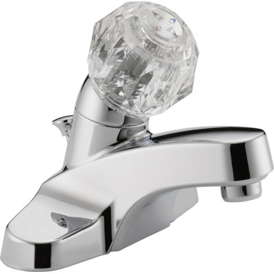 Centerset Bathroom Faucet with Drain Assembly