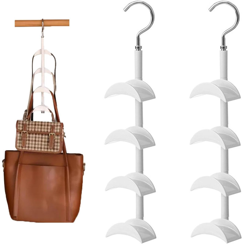 360 °Rotation,Hangers, Widened Arc - Not Afraid Of Deformation Of The Bag Hanger, Premium And Smooth Closet Purse Hanger,Handbag Hanger,Purse Hangers For Closet