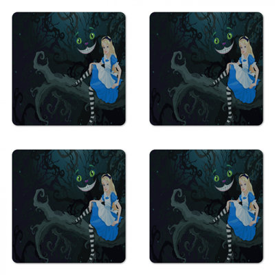 Sous-verre alice in wonderland