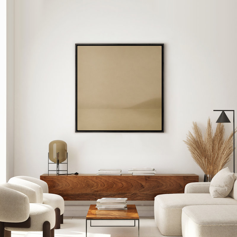 Art mural encadré abstrait rétro antique classique pour chambre à coucher, Noir, H 16 po x l 16 po