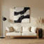 Minimalisme 76, art mural en métal beige-2135871921
