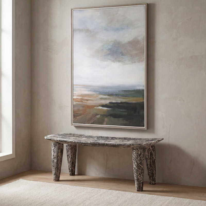 Banc en bois Uttermost Fade To Black