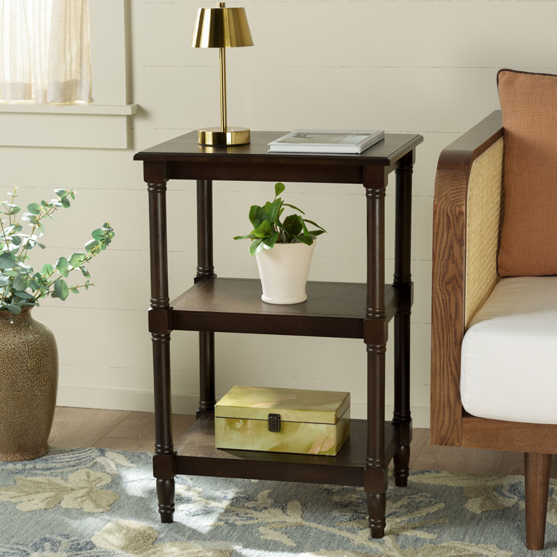 Cassie End Table, Dark Chocolate