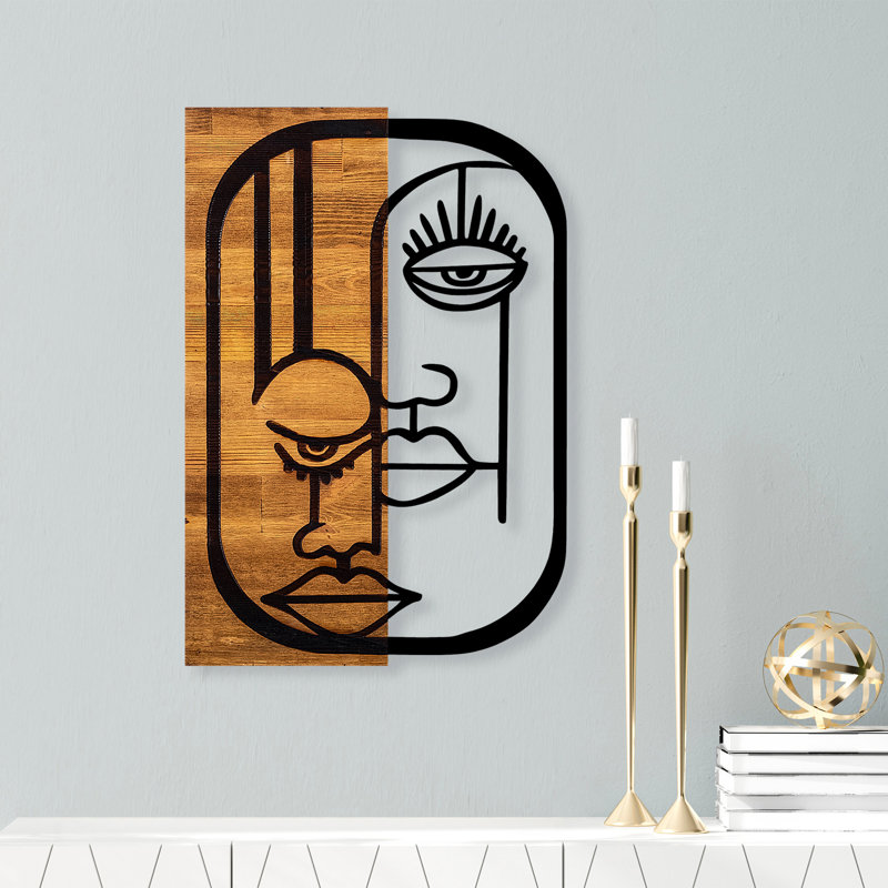 Décoration murale en bois