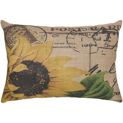 Wyoming Sunflower Lumbar Pillow