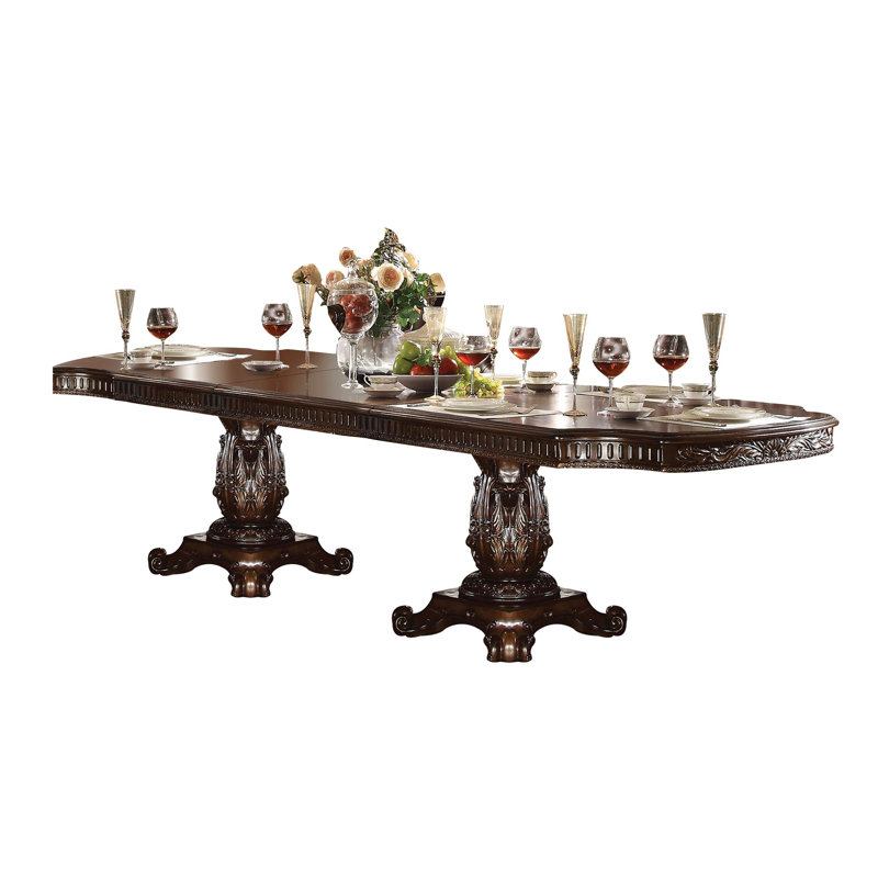 Vendome 8-Person Solid Wood Extendable Dining Set