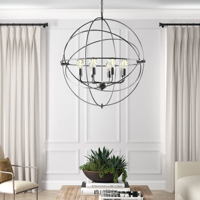 Lustre à 8 globes Anamda