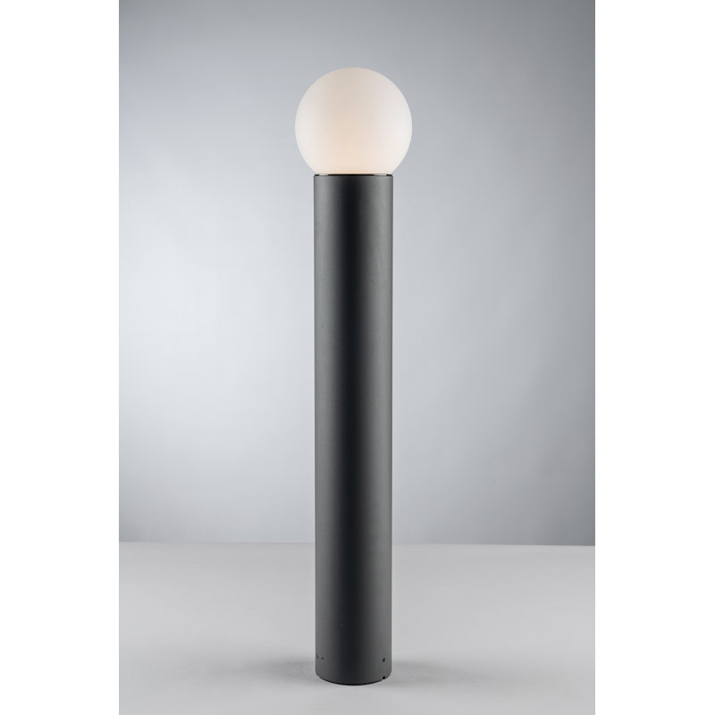 Dark Grey Metal Pathway Light, 65cm H x 15cm W x 15cm D