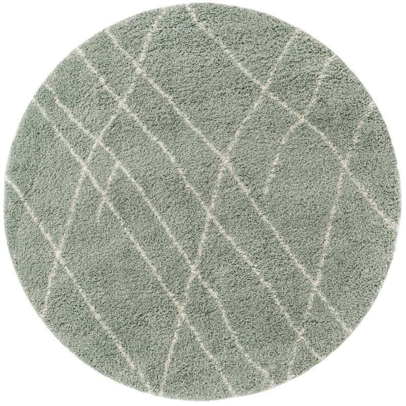 Lorelee Abstract Indoor Rug, Round 6'