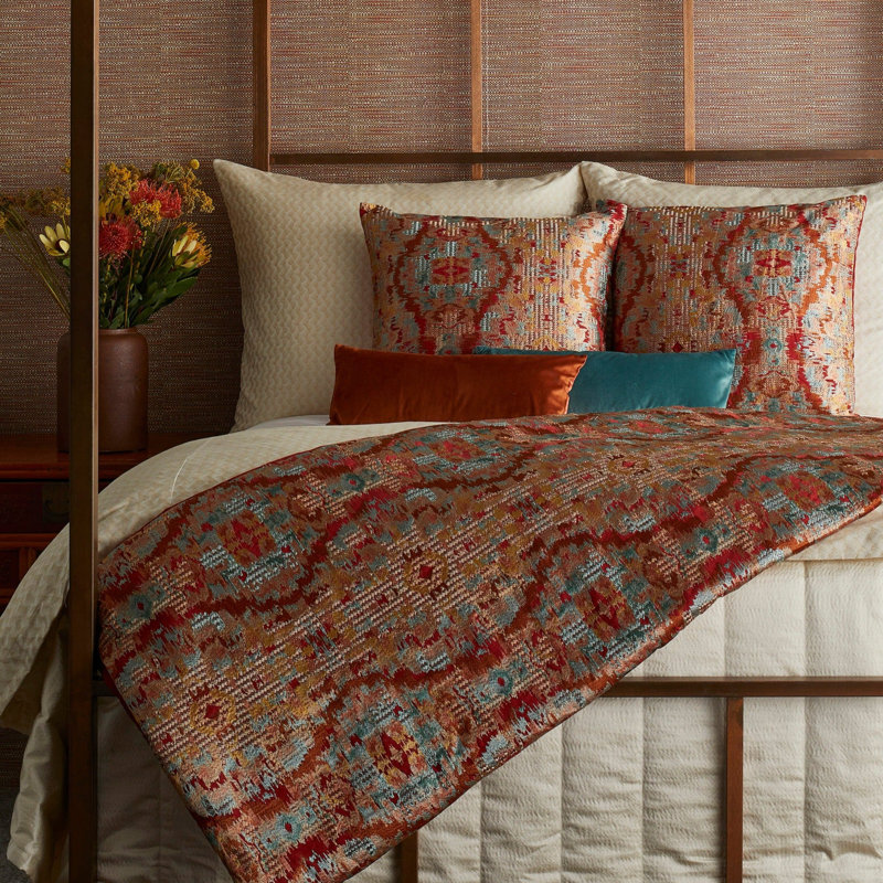 The Met x Ann Gish Dowry Embroidered Pillow