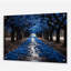 Art mural moderne, arbre monochrome jaune et gris Symphony-420228033