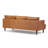 Girona 88" Full-Grain Genuine Italian Leather Sofa