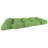Sunbrella 44" x 18" Contoured Outdoor Wicker Bench Cushion-620469250