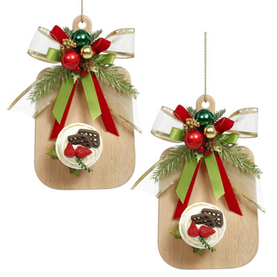 Cutting Board With Sweets, Small - 10 Inches Set Of 2