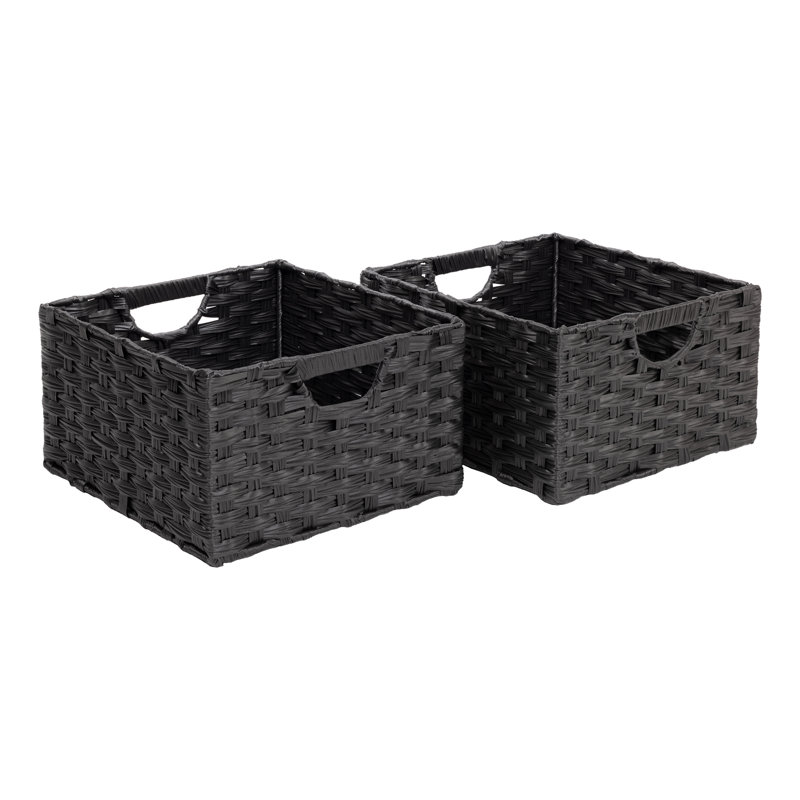 Handwoven Basket, Black