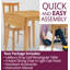 Cabezas 4 -Person Drop Leaf Rubberwood Solid Wood Dining Set